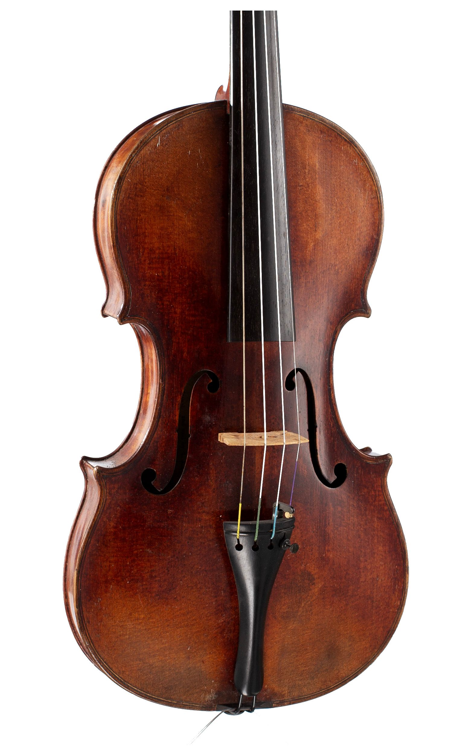 Violin by George Craske, London, circa 1870 — angled view, 20°