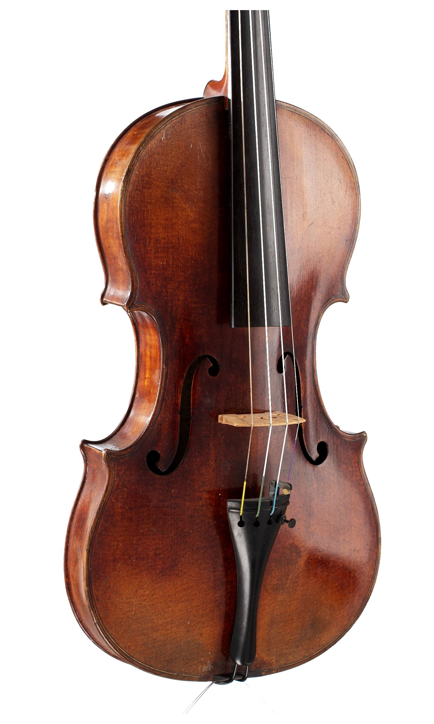 Violin by George Craske, London, circa 1870 — angled view, 30°