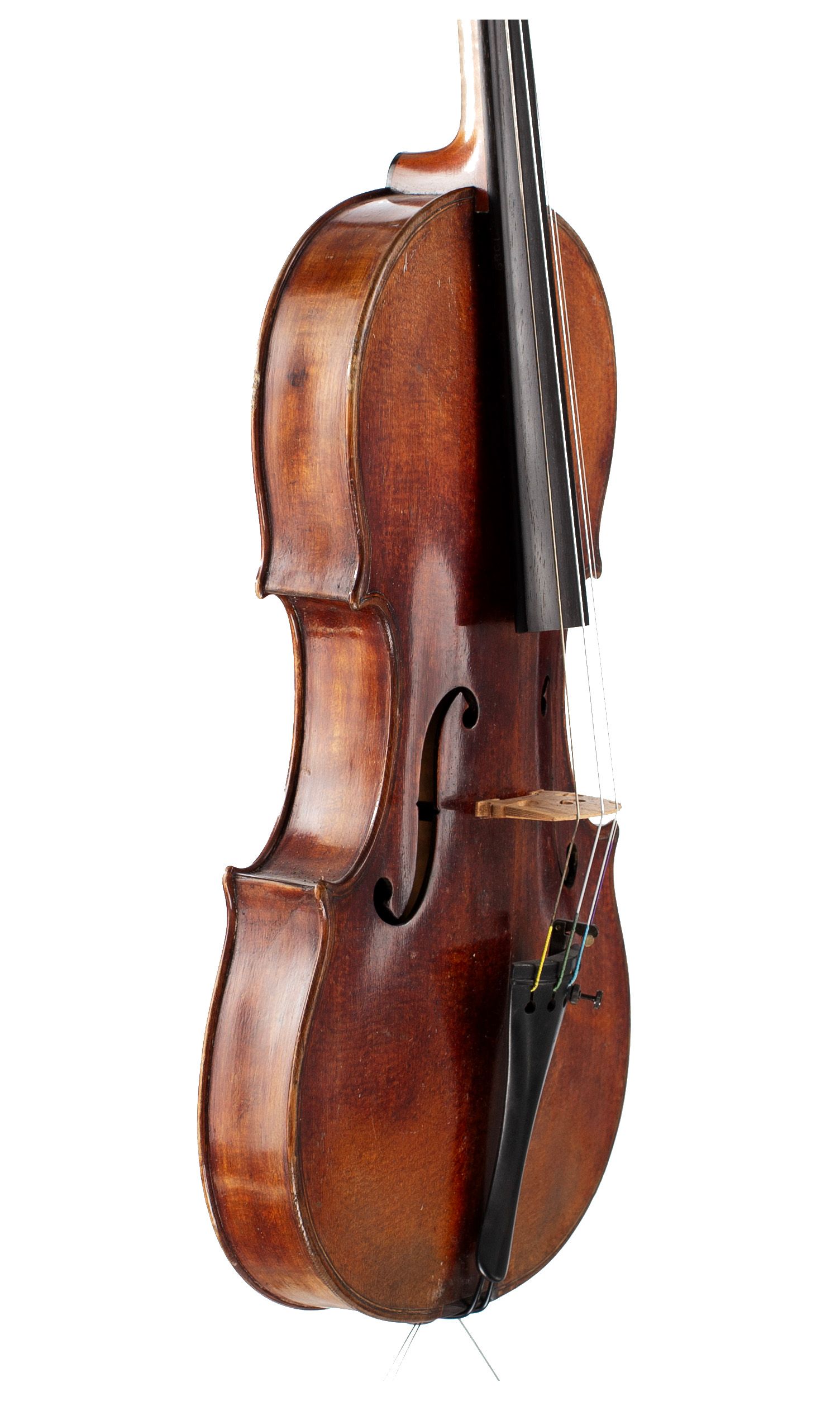 Violin by George Craske, London, circa 1870 — angled view, 60°