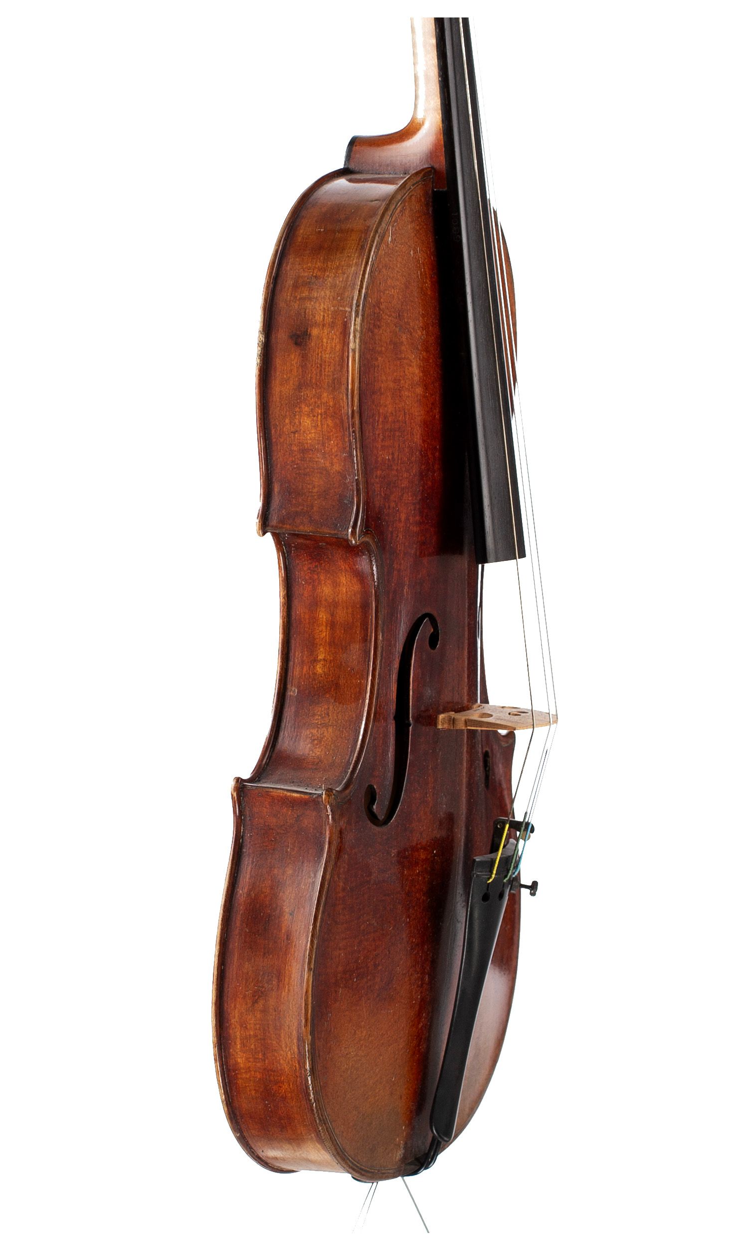 Violin by George Craske, London, circa 1870 — angled view, 70°
