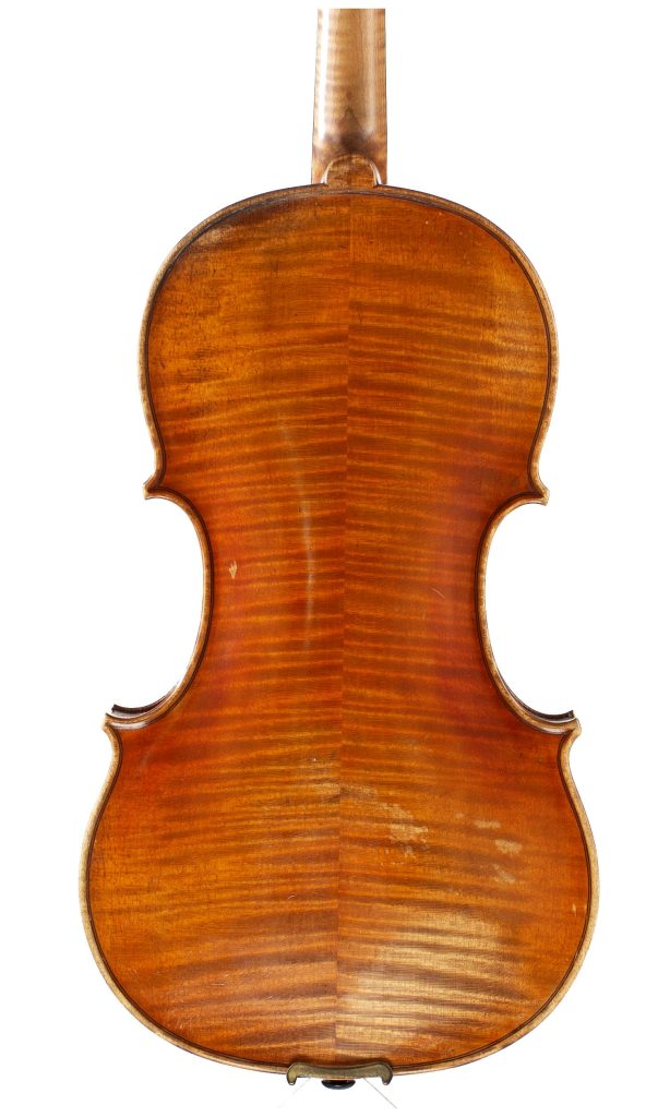 Violin by Jules Gabriel Boulangeot, Brussels, 1921 — back