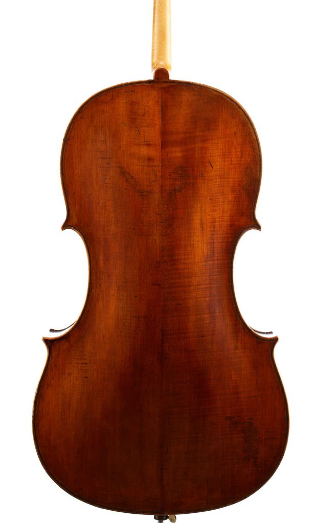 Cello by Thomas Kennedy, London, 1808 — back