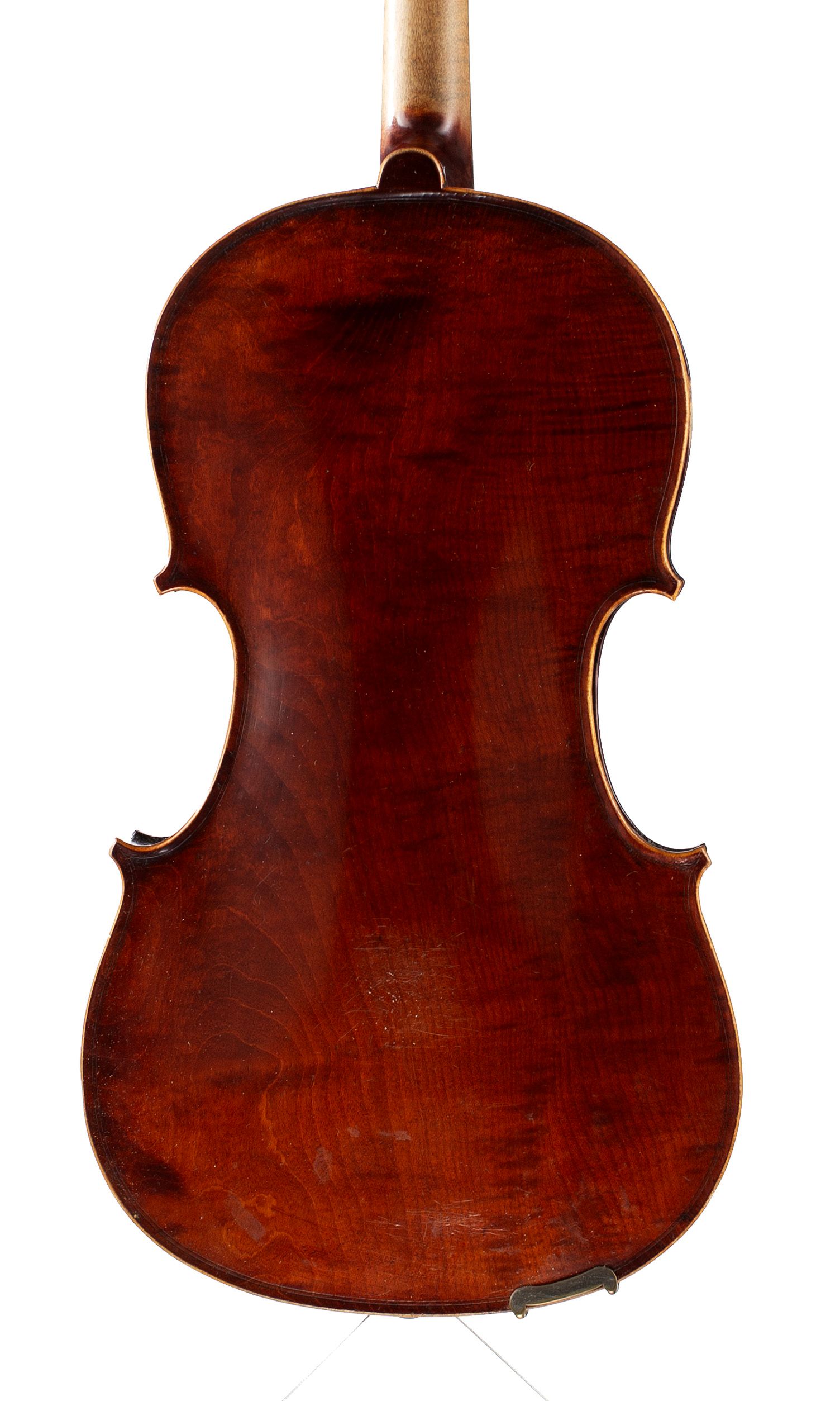 Violin, Workshop of Jérôme Thibouville-Lamy, France — back