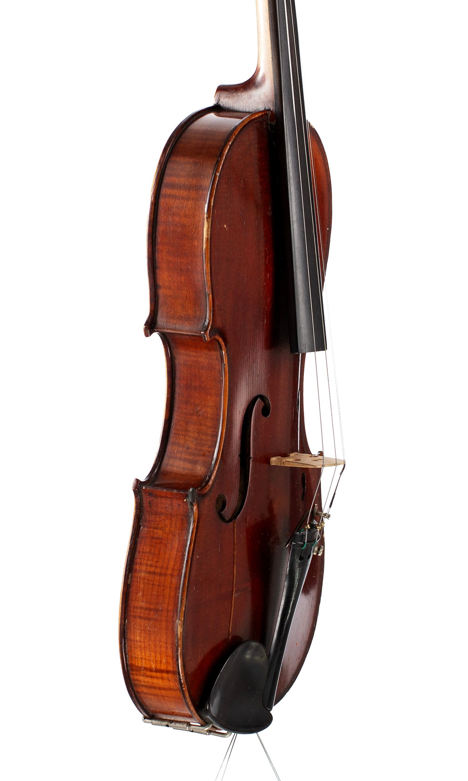 Violin, Workshop of Jérôme Thibouville-Lamy, France — angled view, 70°