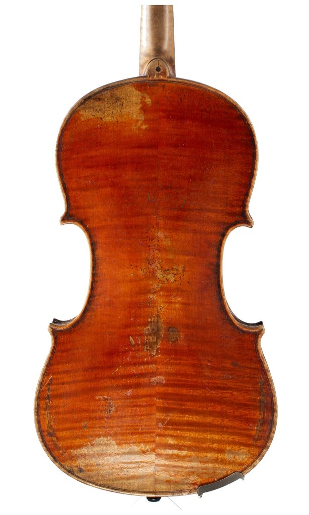 Violin, Workshop of Louis Lowendall, Dresden, 1883 — back