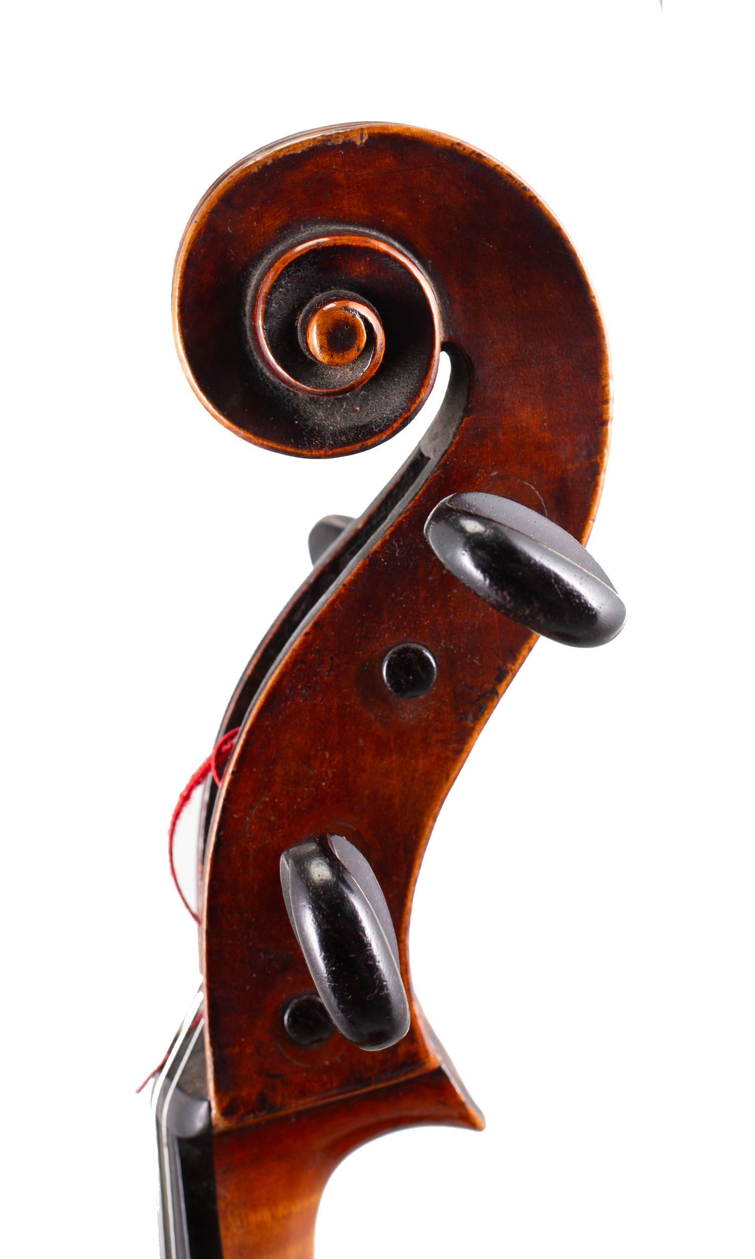 Cello by Charles Harris (II), London, circa 1820 — scroll