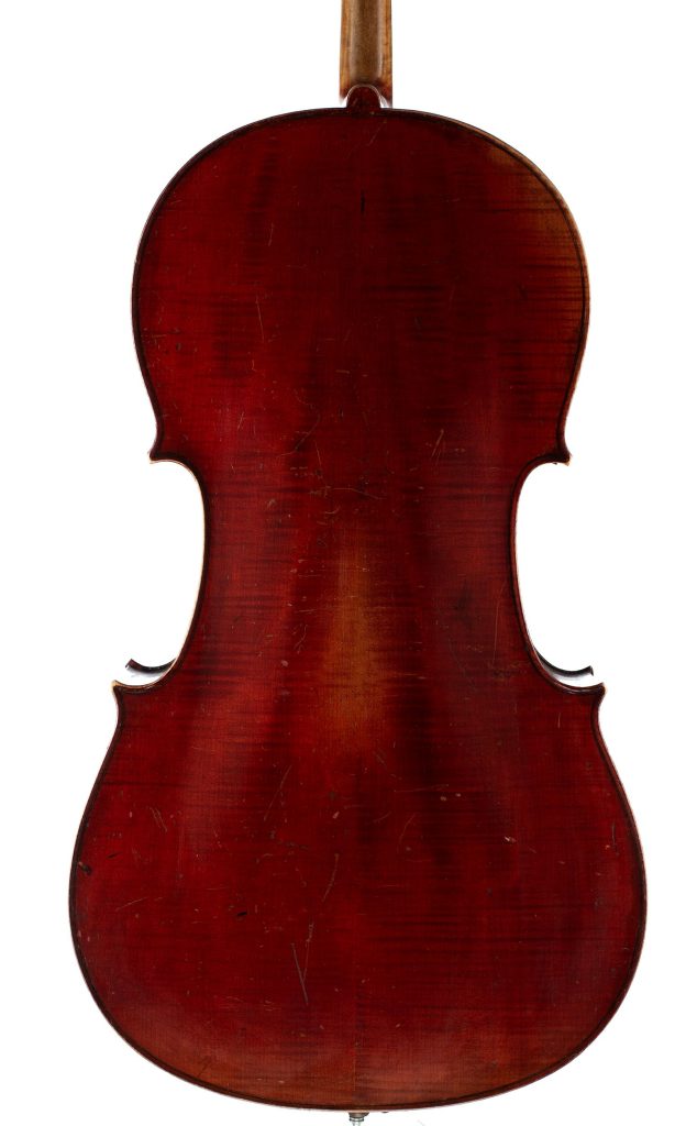 Cello, Workshop of Jérôme Thibouville-Lamy, France, circa 1910 — back