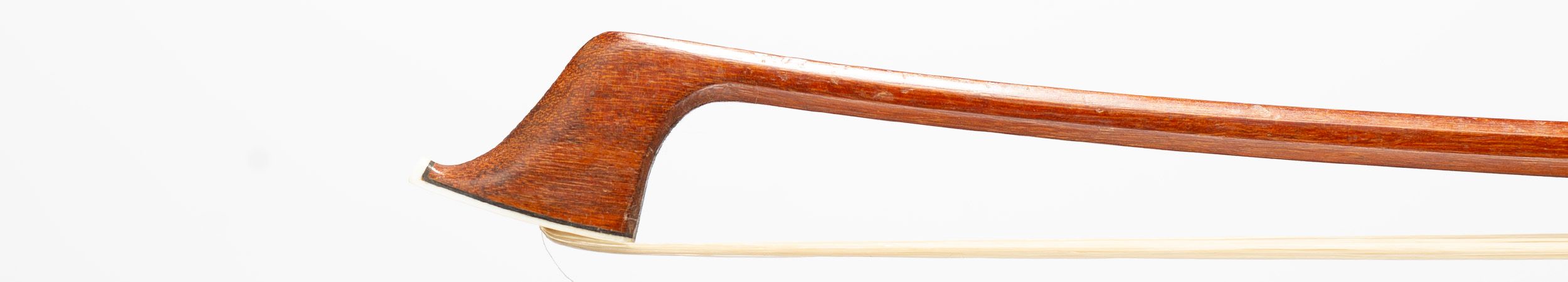A silver-mounted cello bow by A. Knoll, Germany — head