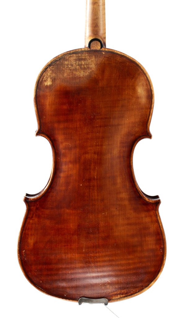 Violin by William Robinson, London, 1925 — back