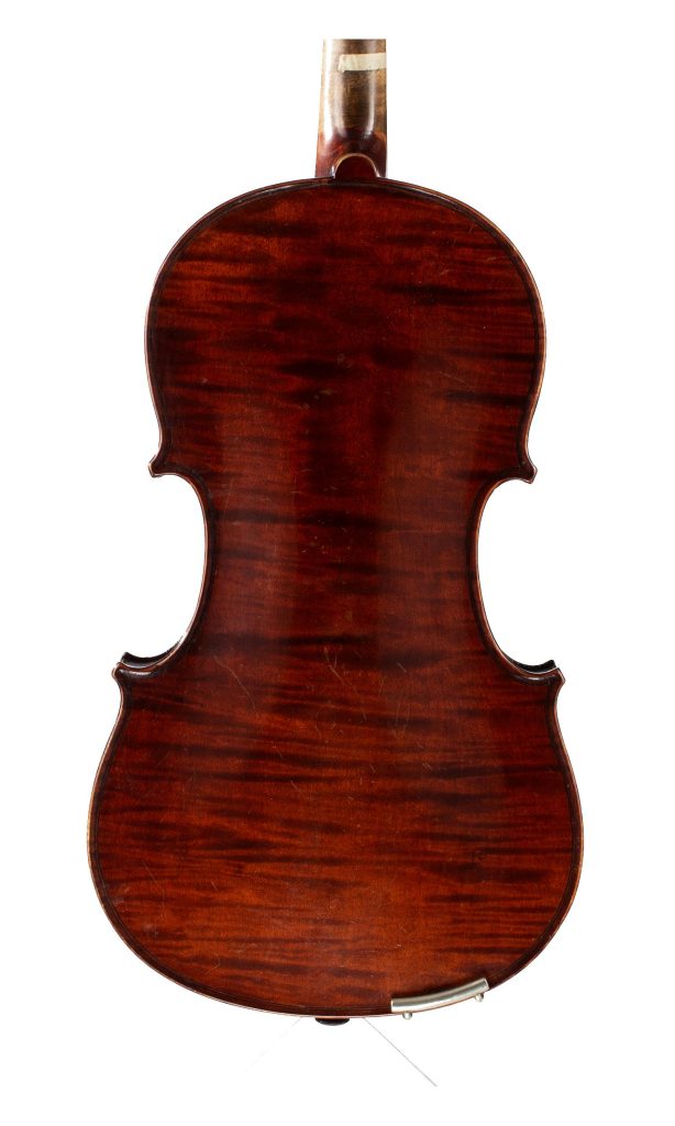 Child's violin, Workshop of Jérôme Thibouville-Lamy, Mirecourt  over 100 years old — back