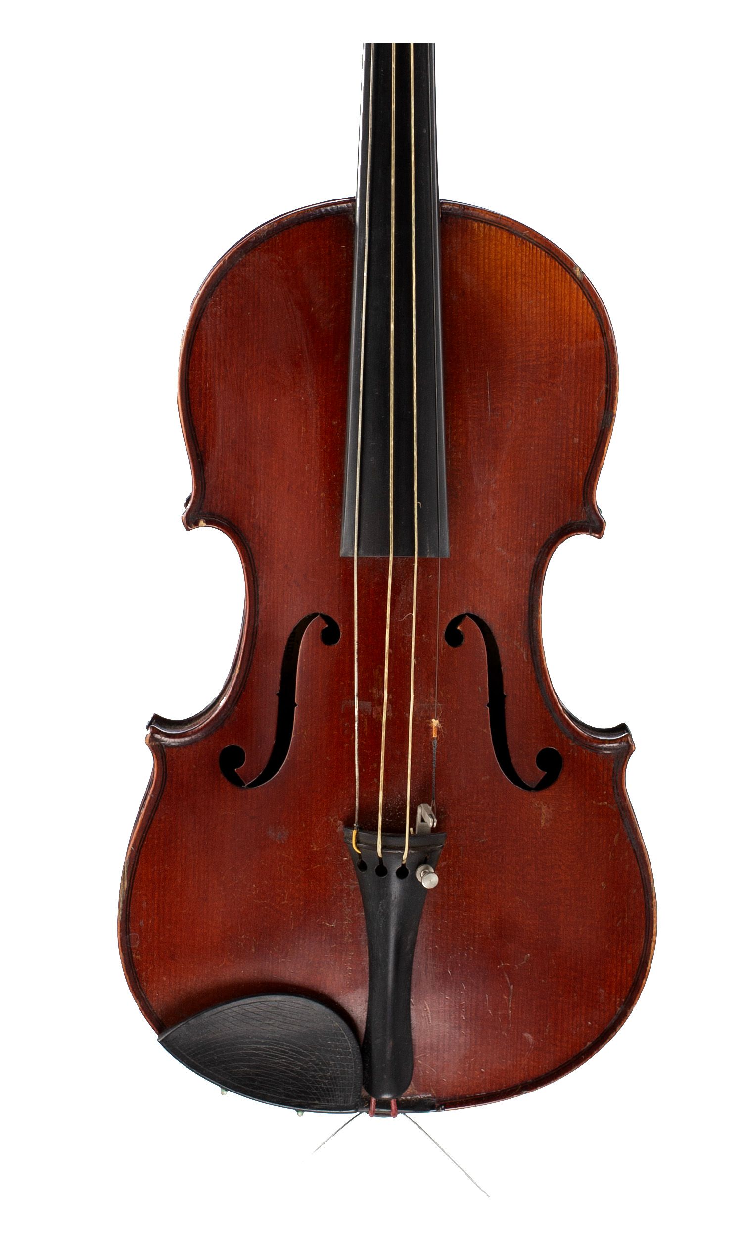 Child's violin, Workshop of Jérôme Thibouville-Lamy, Mirecourt  over 100 years old — front