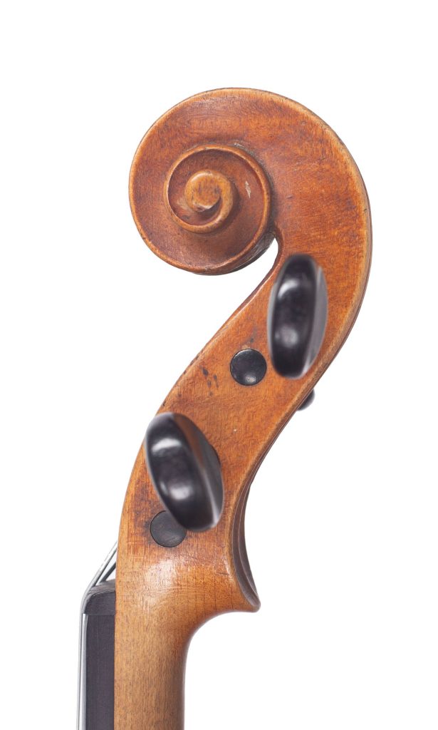 Viola, Workshop of Cabasse, Mirecourt, 19th Century — scroll