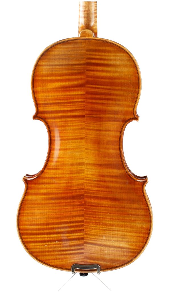 Violin by Maurice Bourguignon, Brussels, 1925 — back