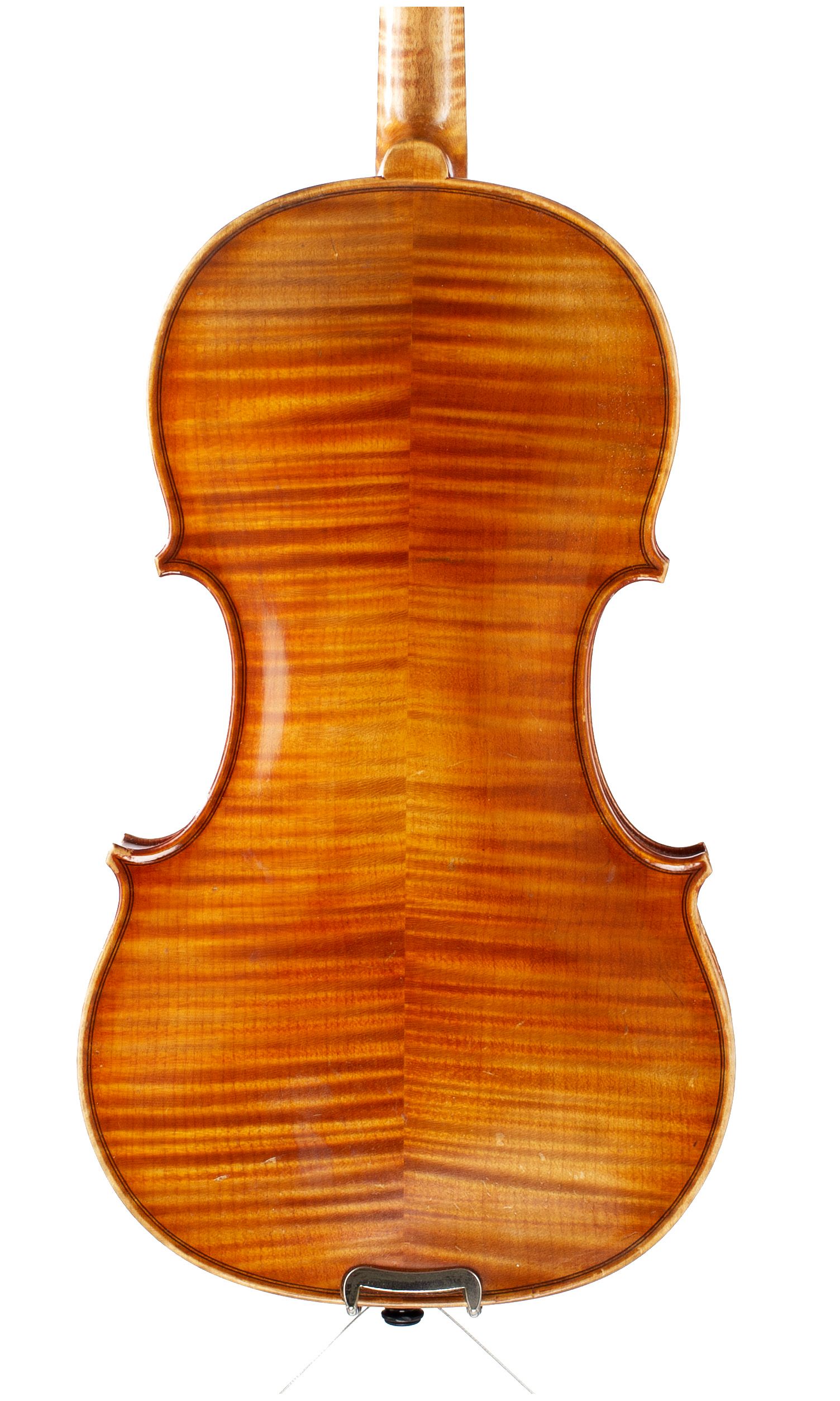 Violin by Maurice Bourguignon, Brussels, 1925 — back
