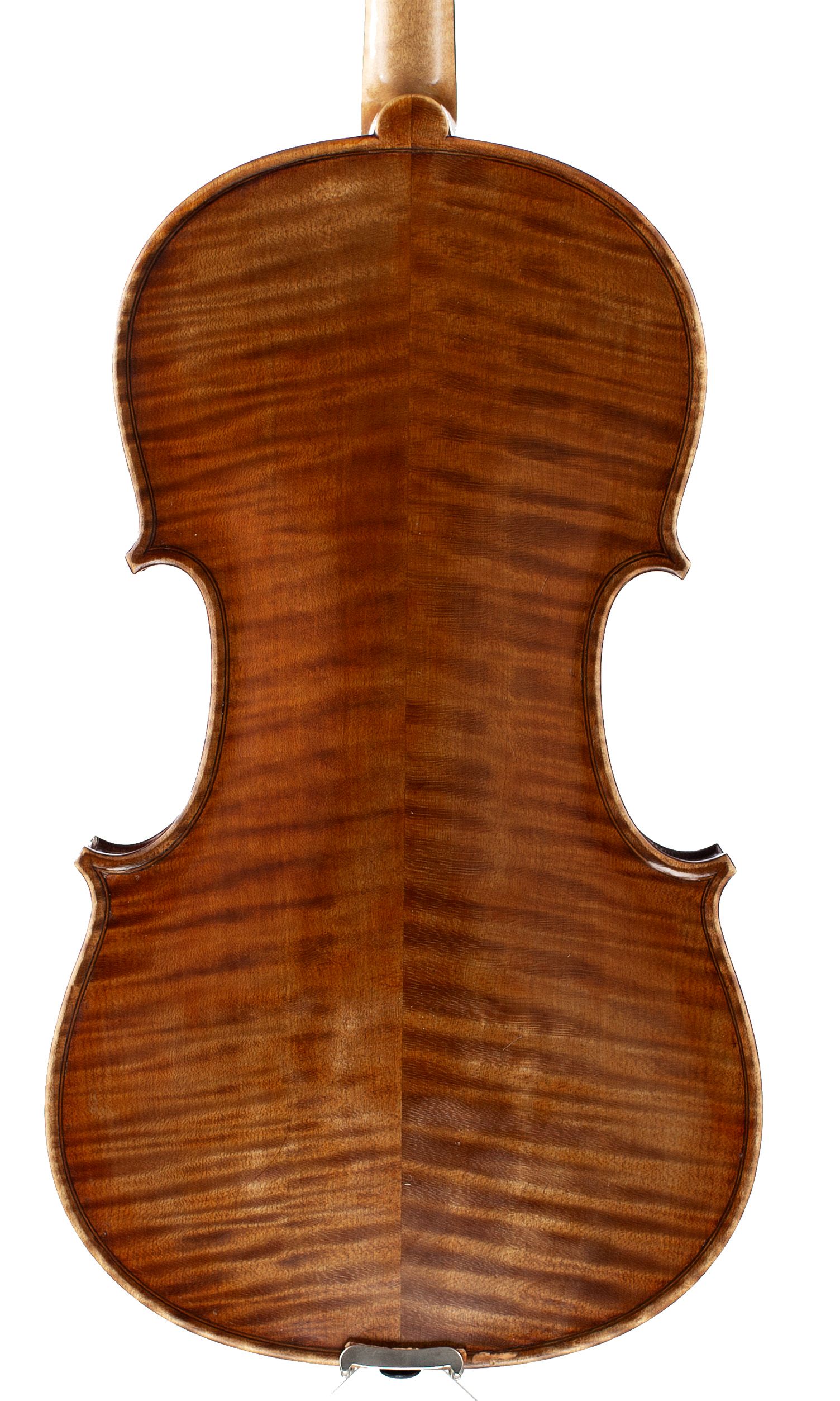 Viola by J. W. Owen, Leeds, circa 1910 — back