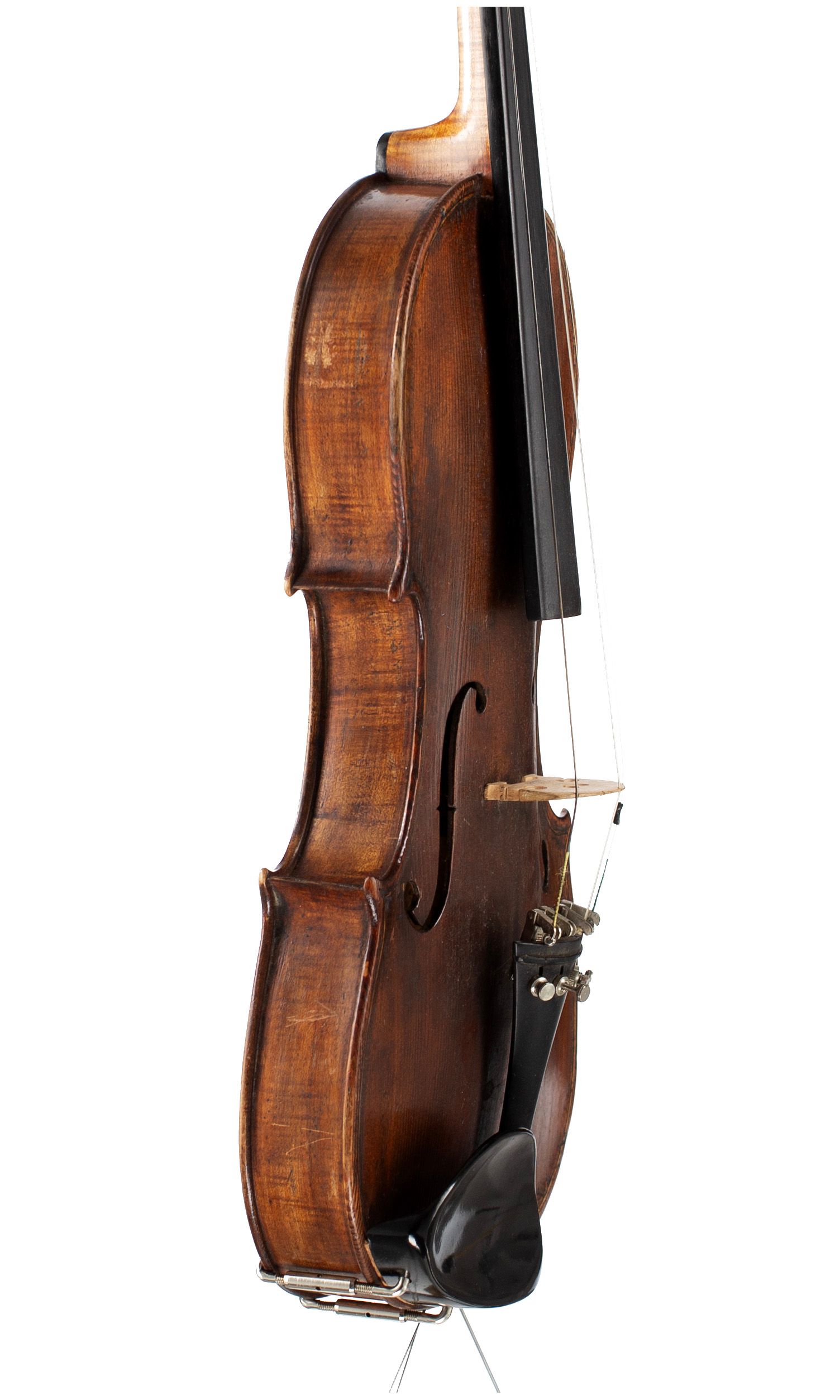 Violin by George Wulme-Hudson, London, circa 1900 — angled view, 70°