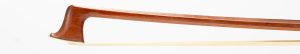 A silver-mounted violin bow by Horst Schicker — head and frog
