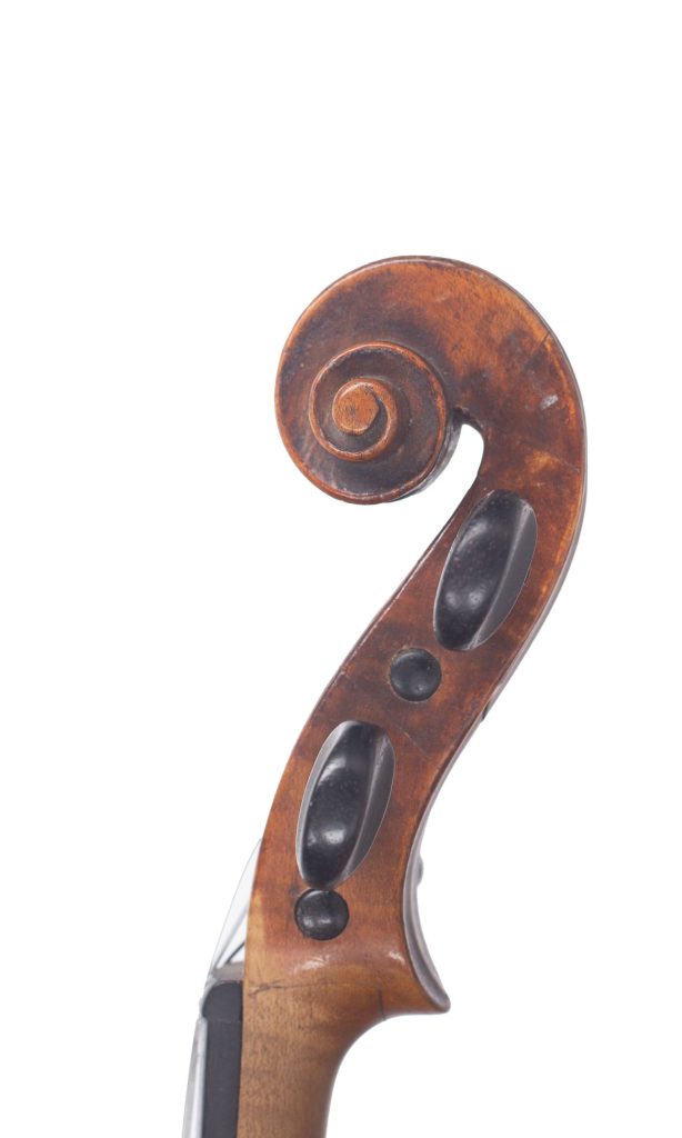 Violin by Joseph Hill, London — scroll