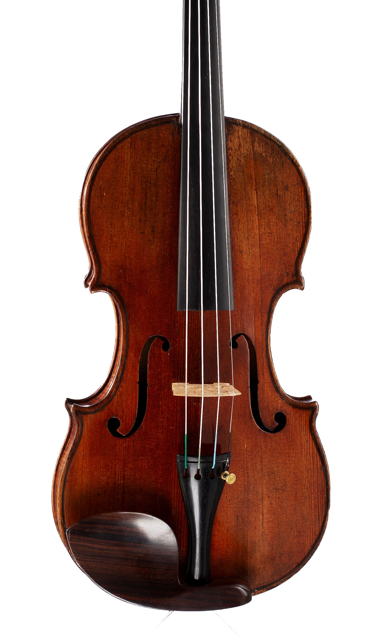 Violin by George Craske, London, circa 1870 — angled view, 10°