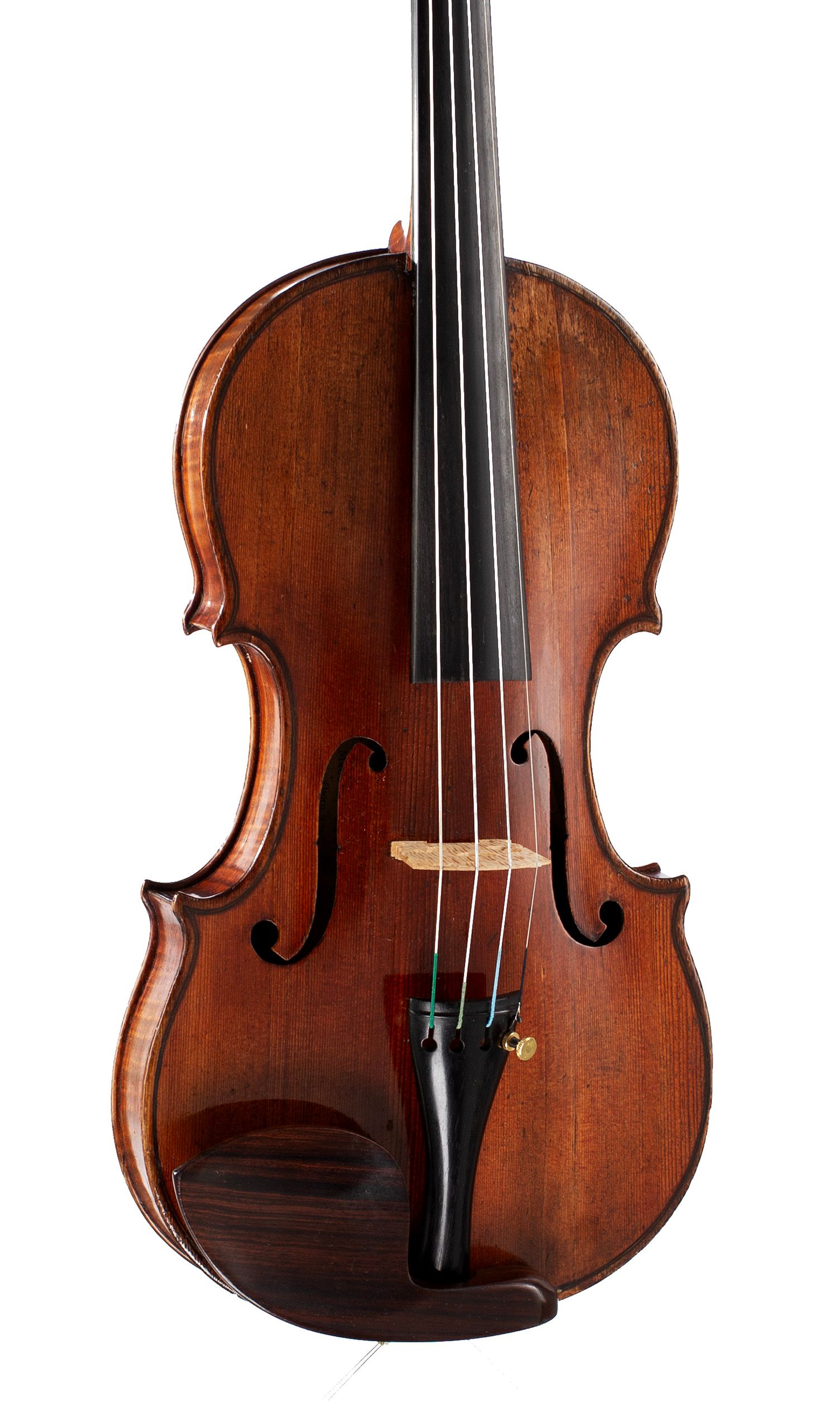 Violin by George Craske, London, circa 1870 — angled view, 20°