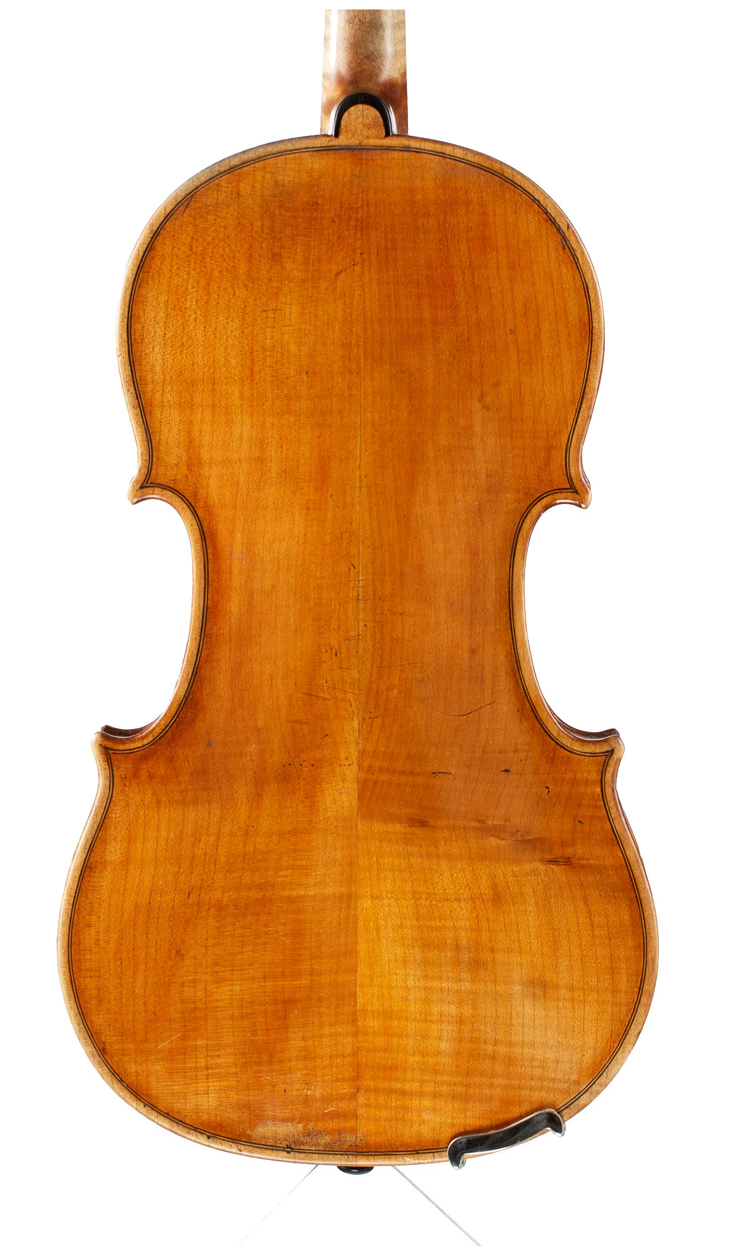 Violin by Thomas Hardie, Edinburgh, 1854 — back