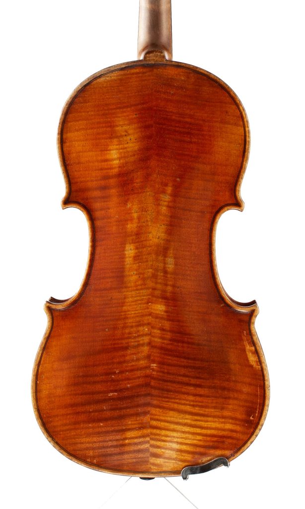 Violin by Albin Hollinger, Kiel, 1904 — back