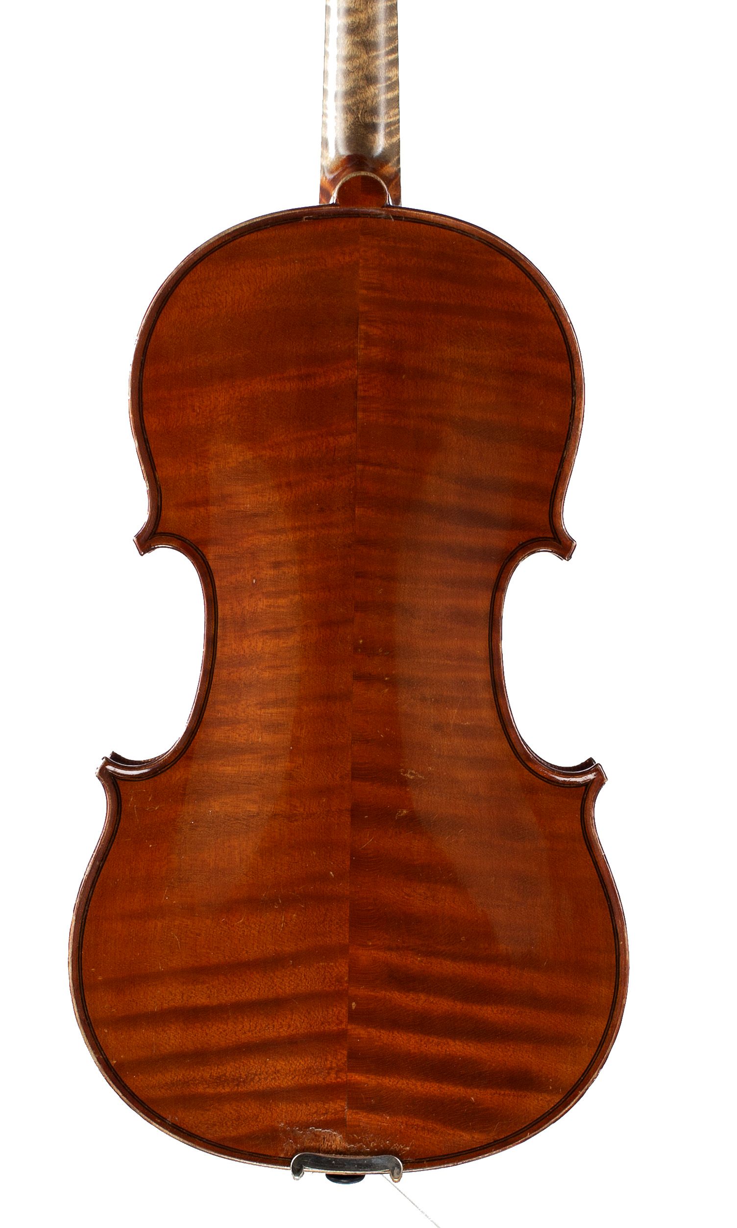 Violin by George Lotte, Mirecourt, circa 1890 — back