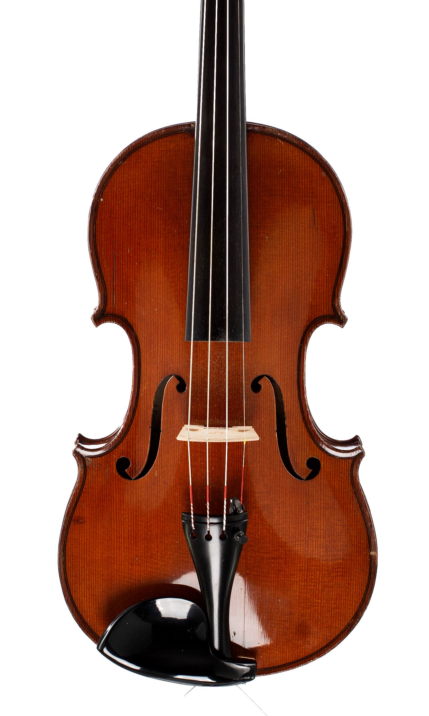 Violin by George Lotte, Mirecourt, circa 1890 — front