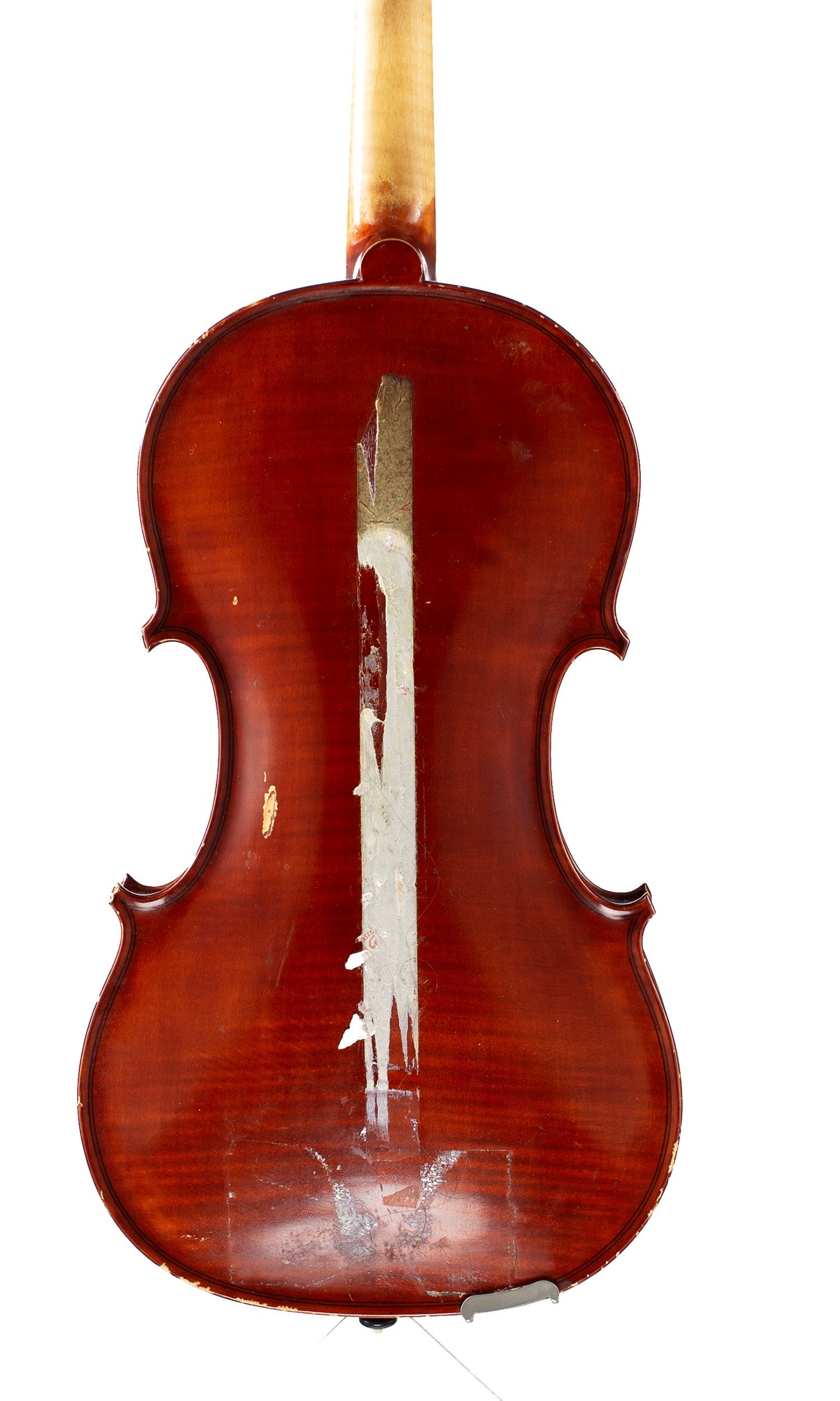 Violin by David Rubio, Oxford, 1979 — back
