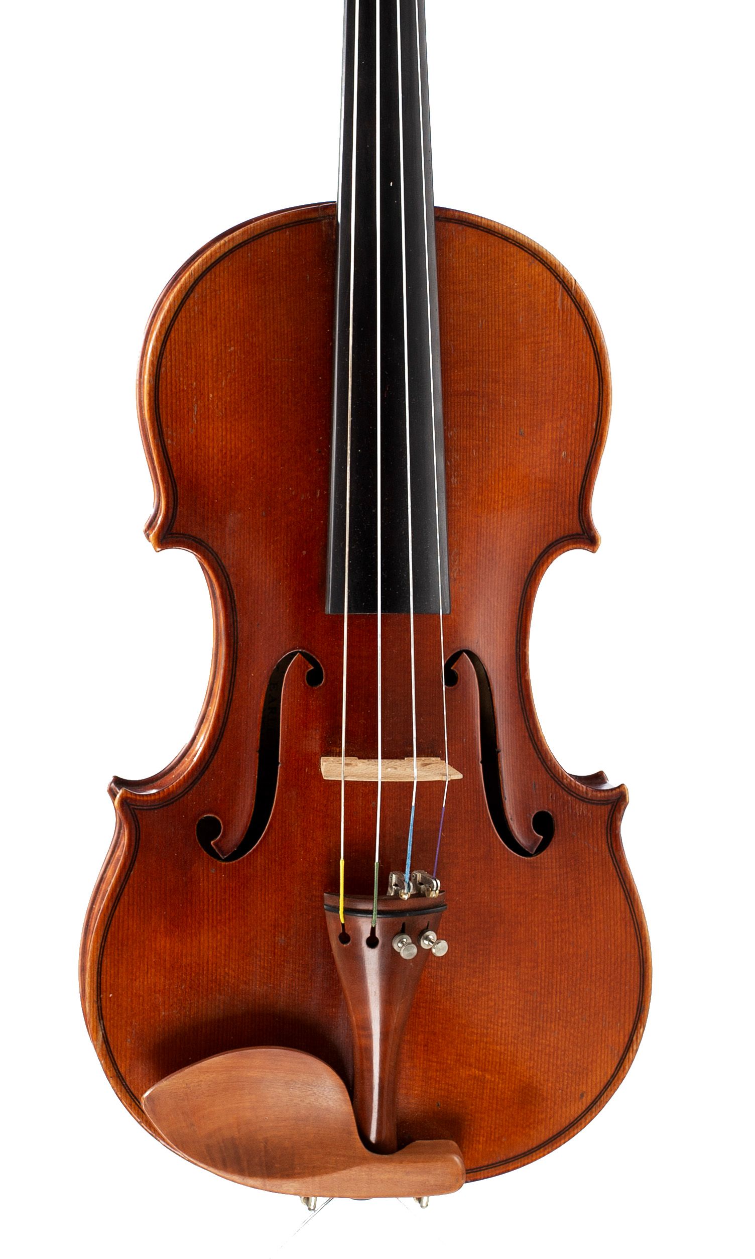 Violin by T. E. Hesketh, Manchester, 1931 — angled view, 10°