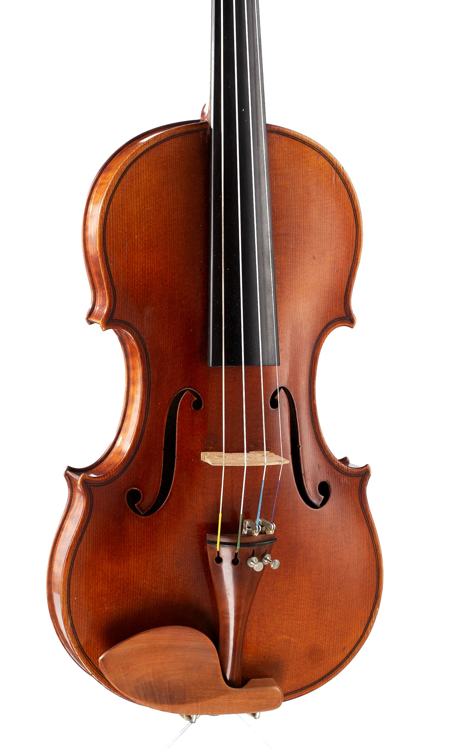 Violin by T. E. Hesketh, Manchester, 1931 — angled view, 20°