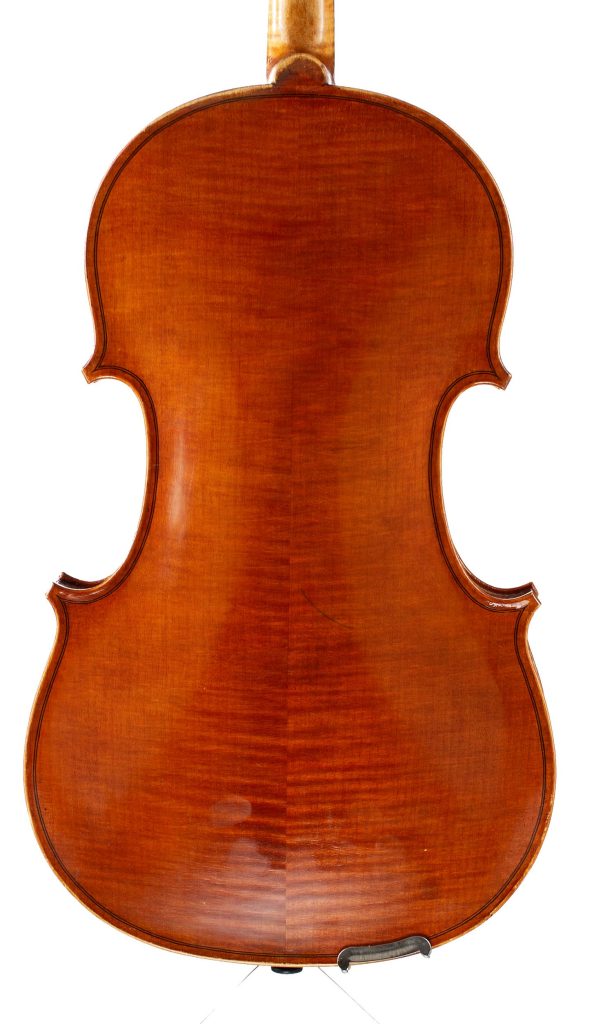 Viola by Colin G. Nicholls, London, 1979 — back