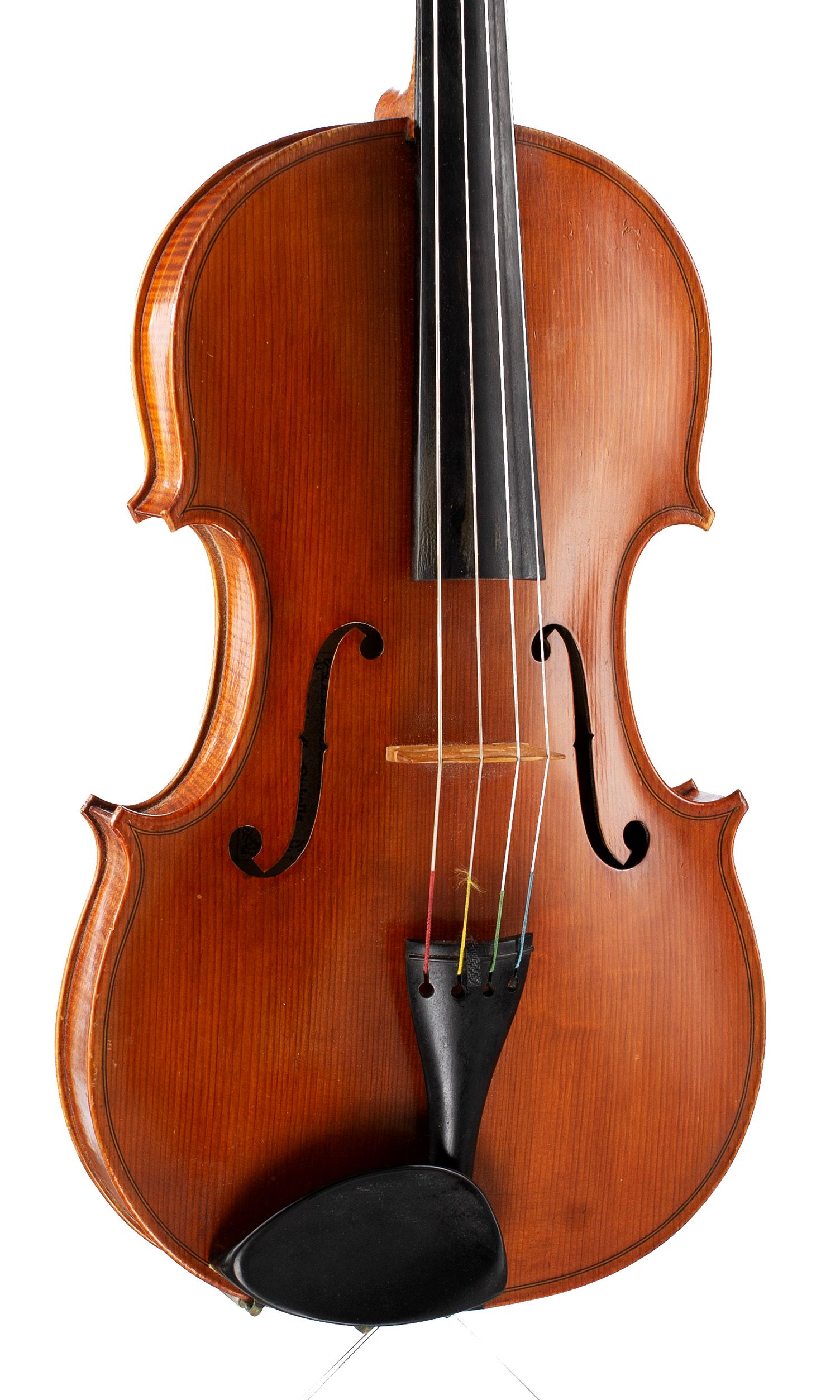 Viola by Colin G. Nicholls, London, 1979 — angled view, 20°
