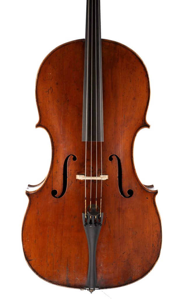 Cello by John Morrison, London, circa 1800 — front