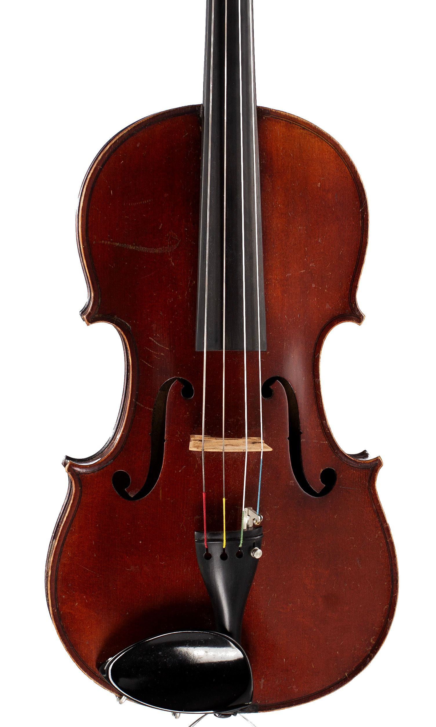 Viola, Workshop of Jérôme Thibouville-Lamy, Mirecourt, circa 1900 — angled view, 10°