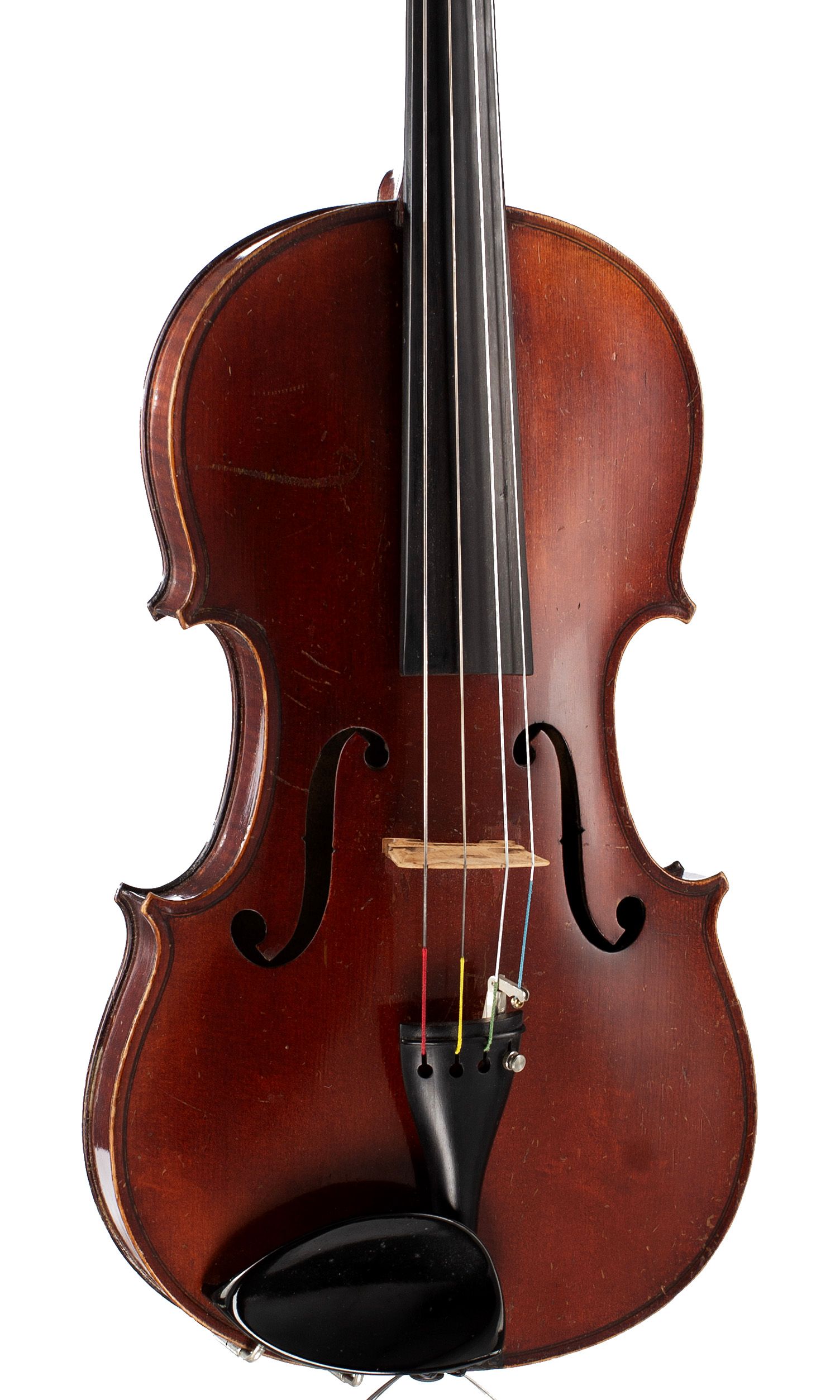 Viola, Workshop of Jérôme Thibouville-Lamy, Mirecourt, circa 1900 — angled view, 20°