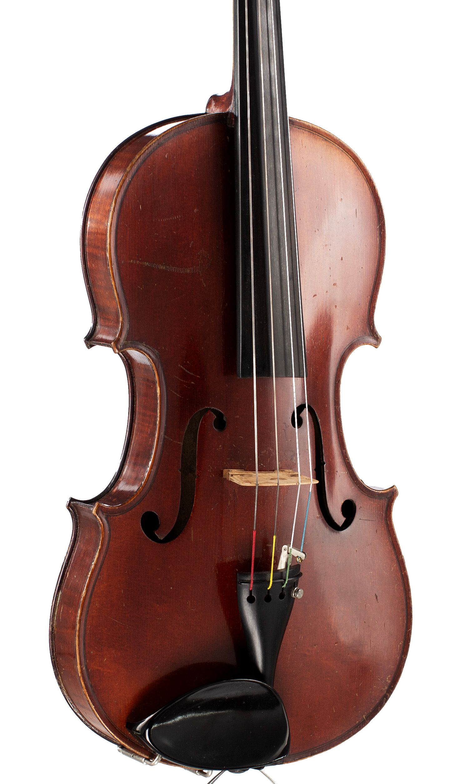 Viola, Workshop of Jérôme Thibouville-Lamy, Mirecourt, circa 1900 — angled view, 30°