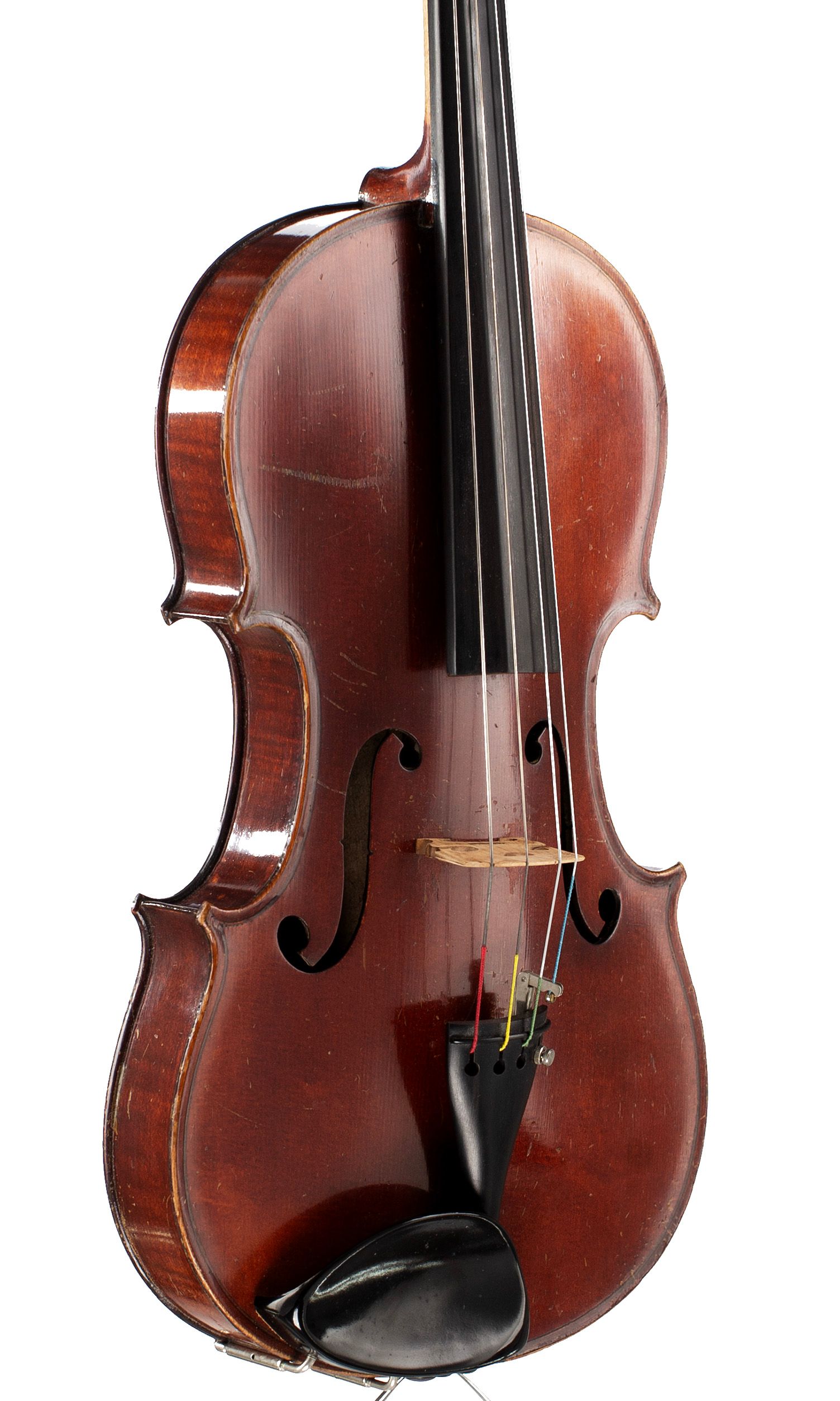 Viola, Workshop of Jérôme Thibouville-Lamy, Mirecourt, circa 1900 — angled view, 40°