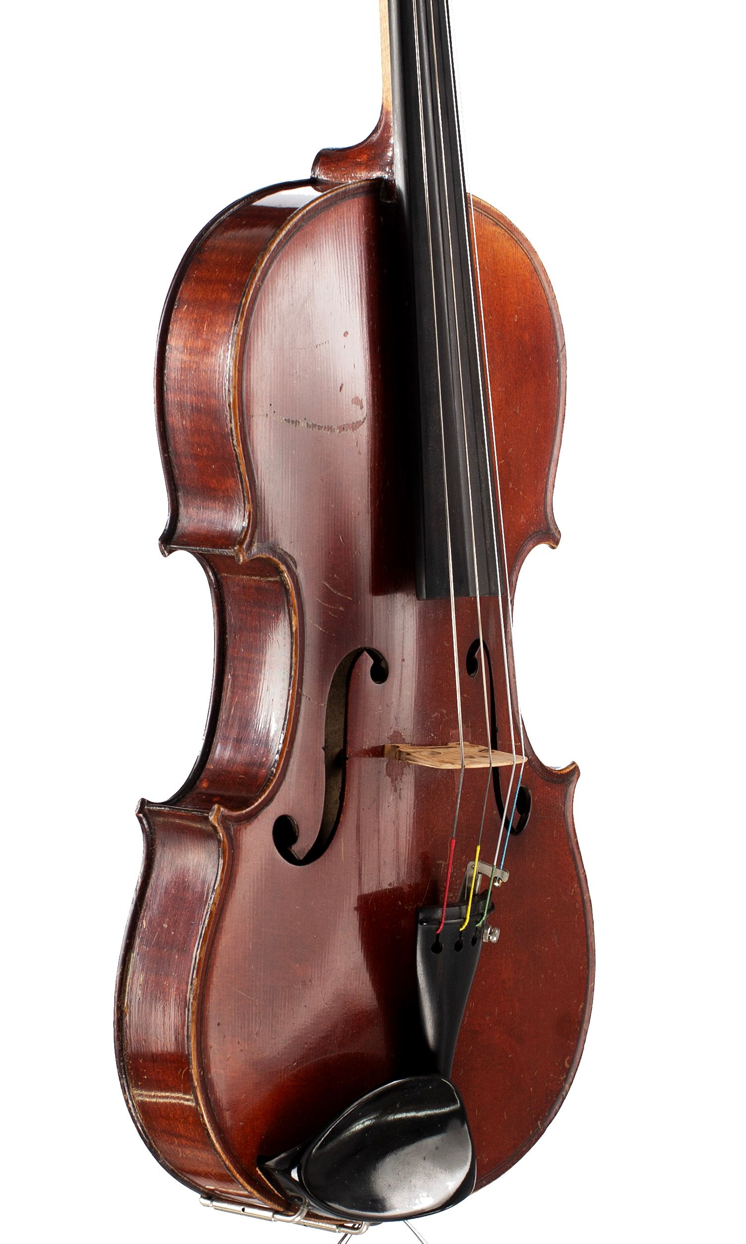 Viola, Workshop of Jérôme Thibouville-Lamy, Mirecourt, circa 1900 — angled view, 50°