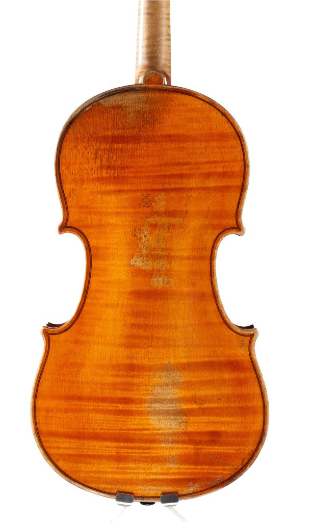 Violin, Workshop of Grandjon, Mirecourt, circa 1860 — back