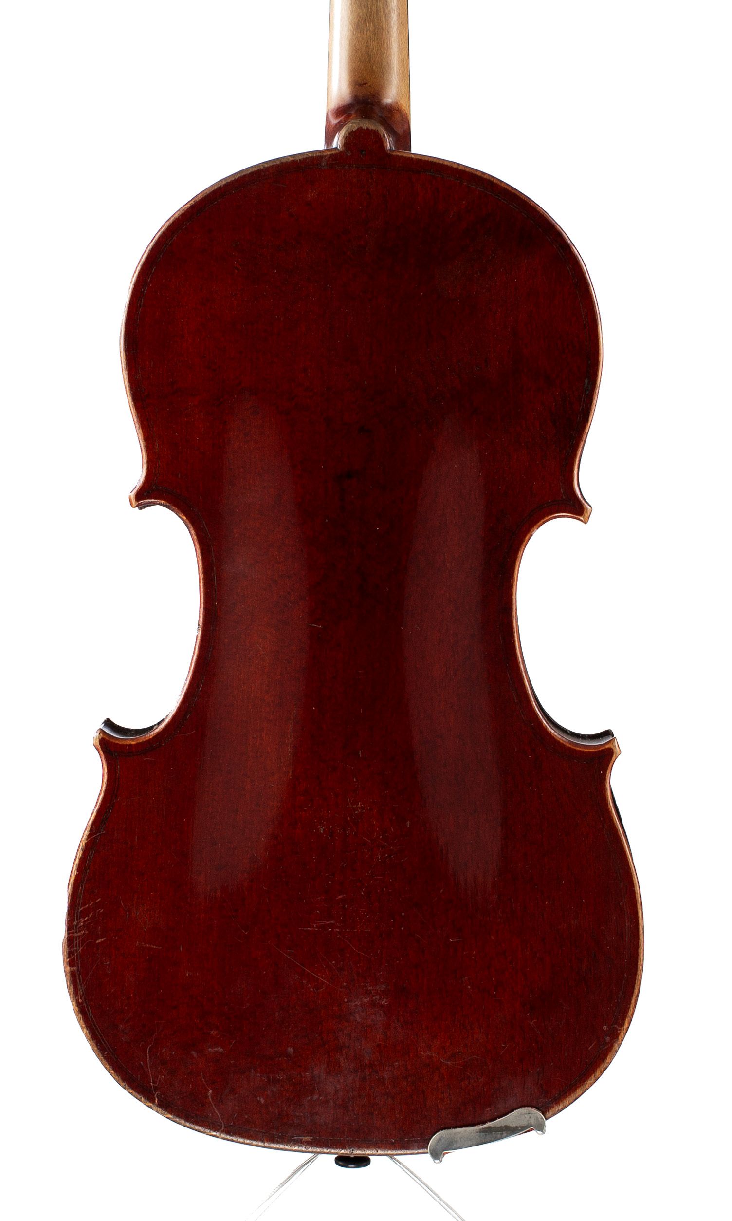 Violin, Workshop of Jérôme Thibouville-Lamy, Mirecourt, circa 1900 — back