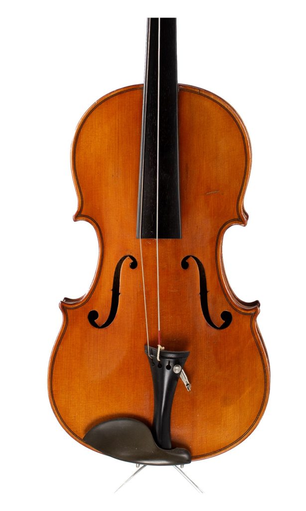 Three-quarter sized violin, Workshop of Jérôme Thibouville-Lamy, Mirecourt, circa 1890 — front