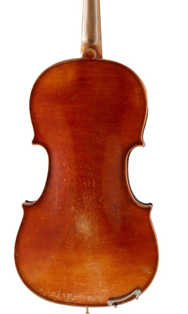 Violin, Workshop of Jérôme Thibouville-Lamy, Mirecourt, circa 1890 — back