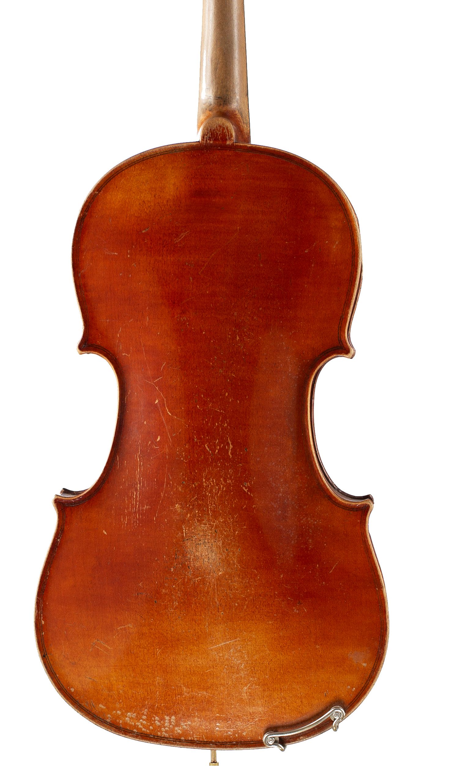 Violin, Workshop of Jérôme Thibouville-Lamy, Mirecourt, circa 1890 — back