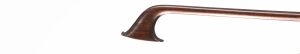 An ivory-mounted small-sized violin bow by John Dodd, London, circa 1780 — head and frog