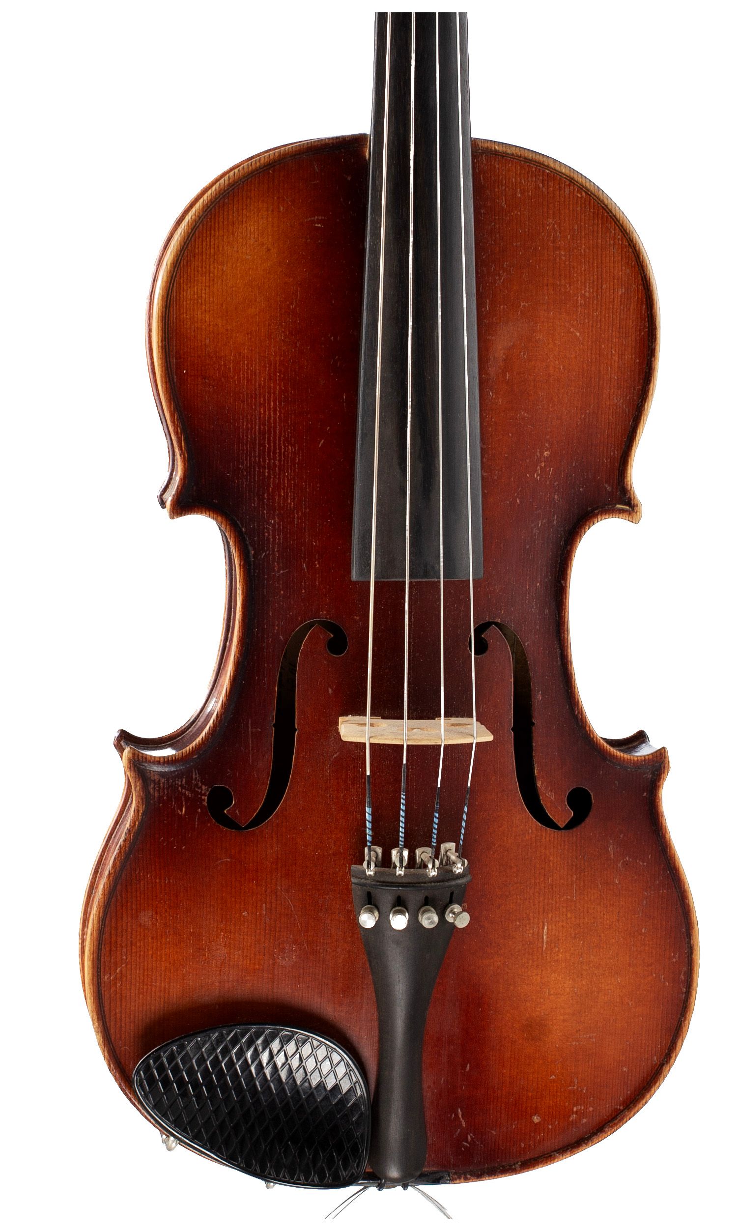 Viola by E. R. Pfretzschner, Germany, 1964 — angled view, 10°