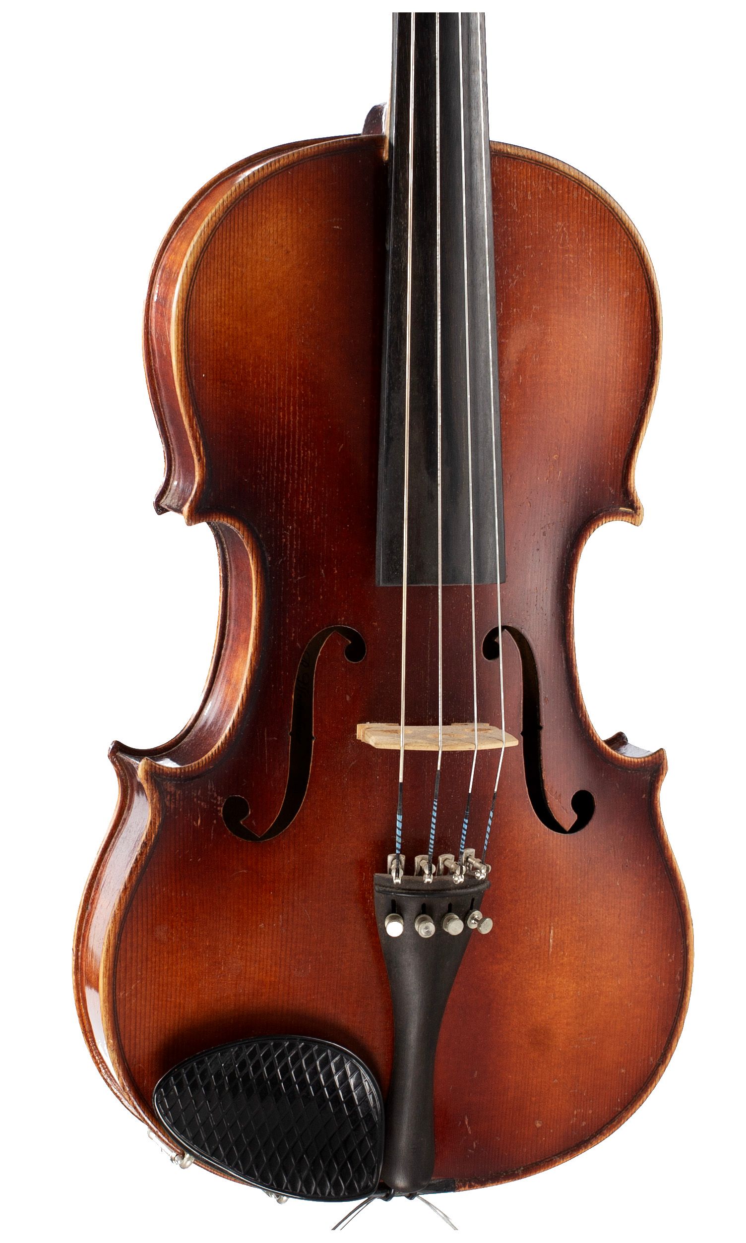 Viola by E. R. Pfretzschner, Germany, 1964 — angled view, 20°