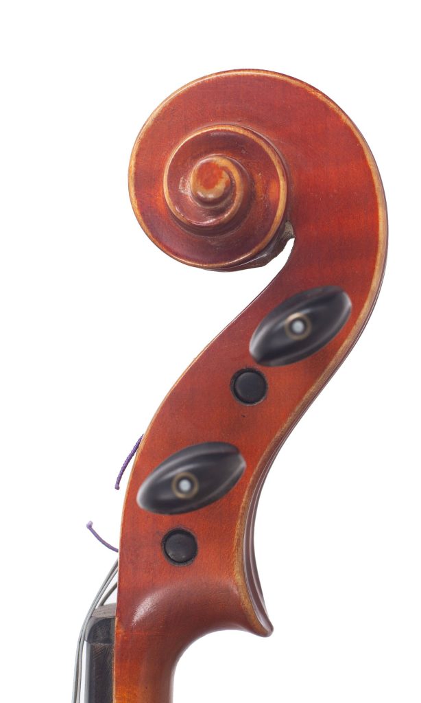 Viola, Workshop of Franz Sandner, Germany, 1986 — scroll