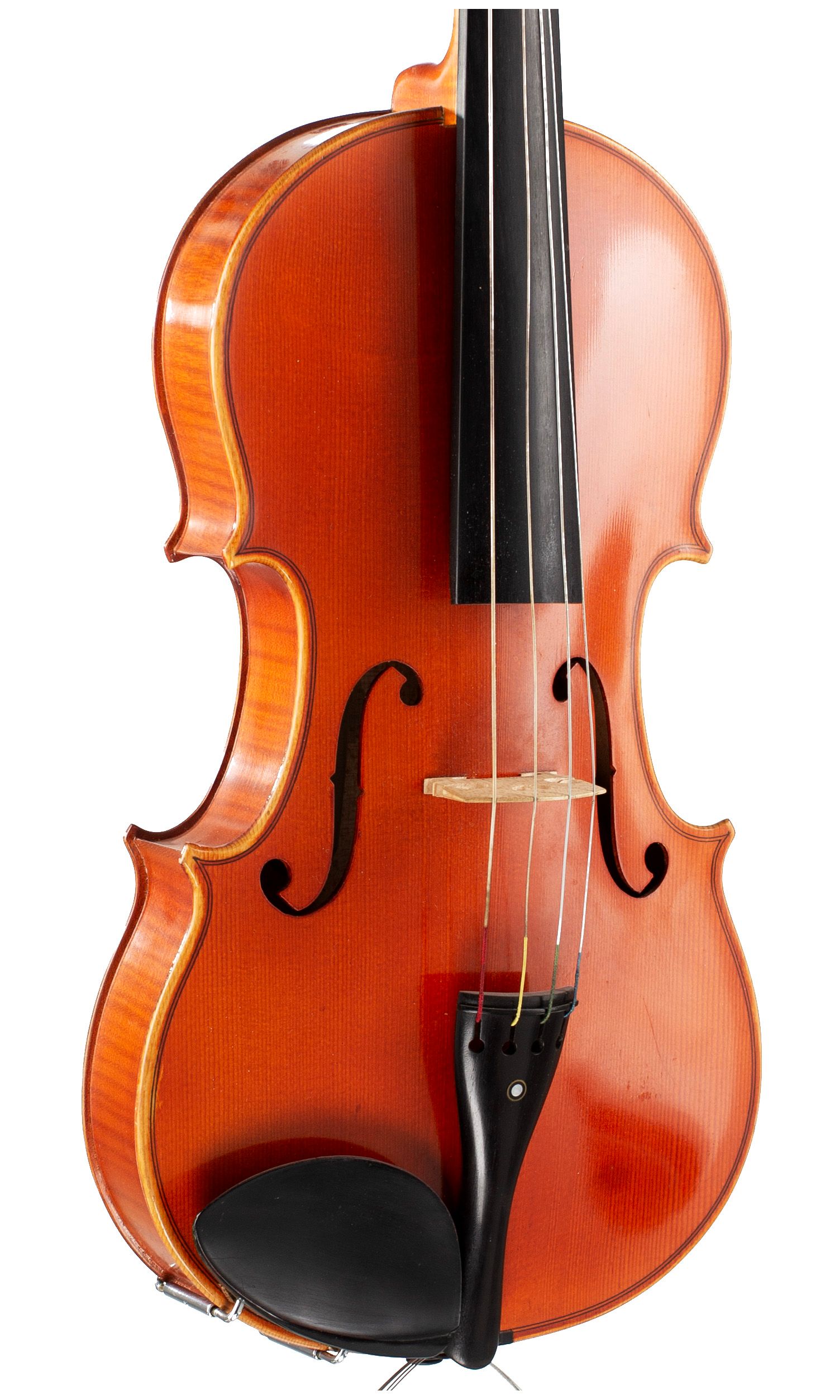 Viola, Workshop of Franz Sandner, Germany, 1986 — angled view, 30°