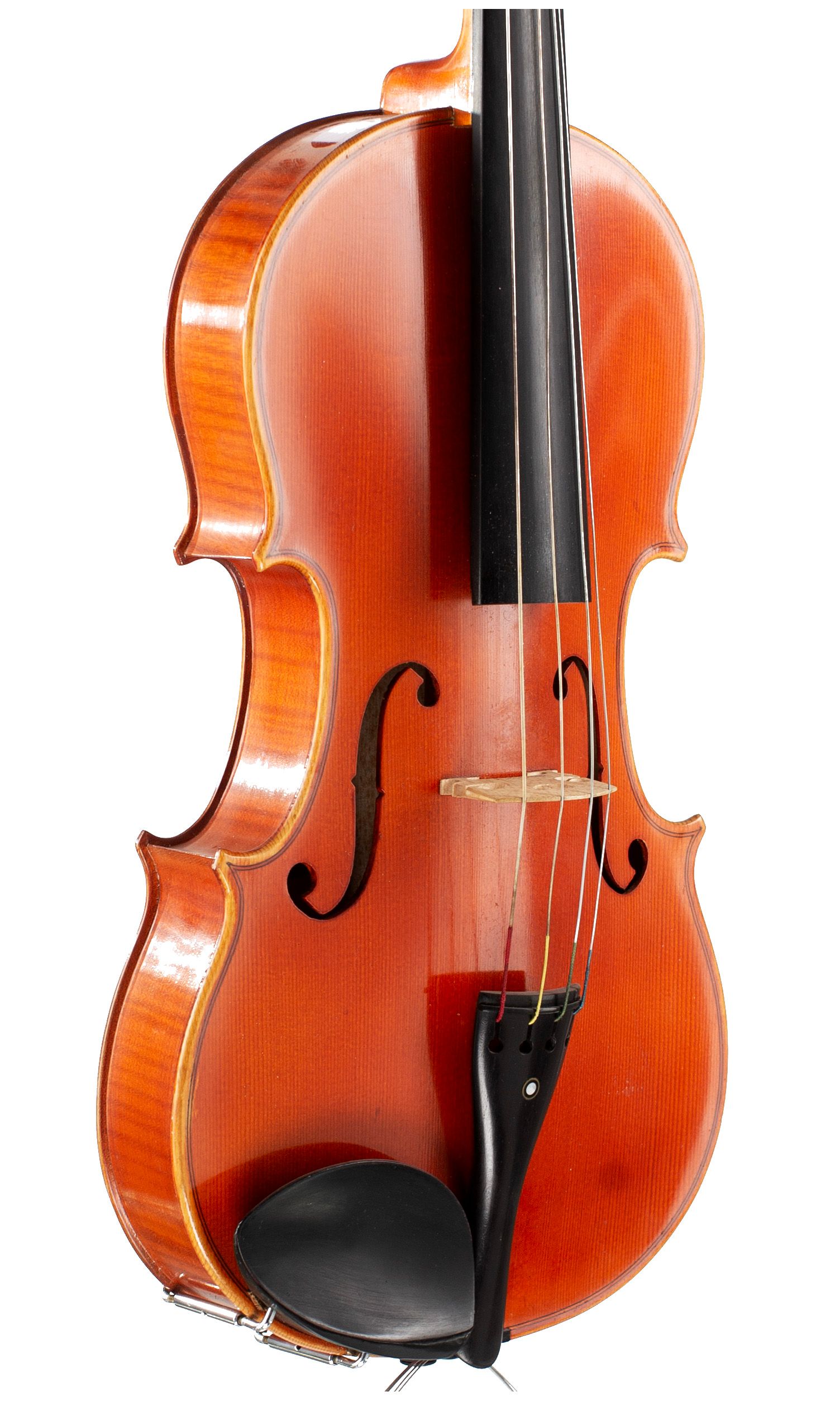 Viola, Workshop of Franz Sandner, Germany, 1986 — angled view, 40°